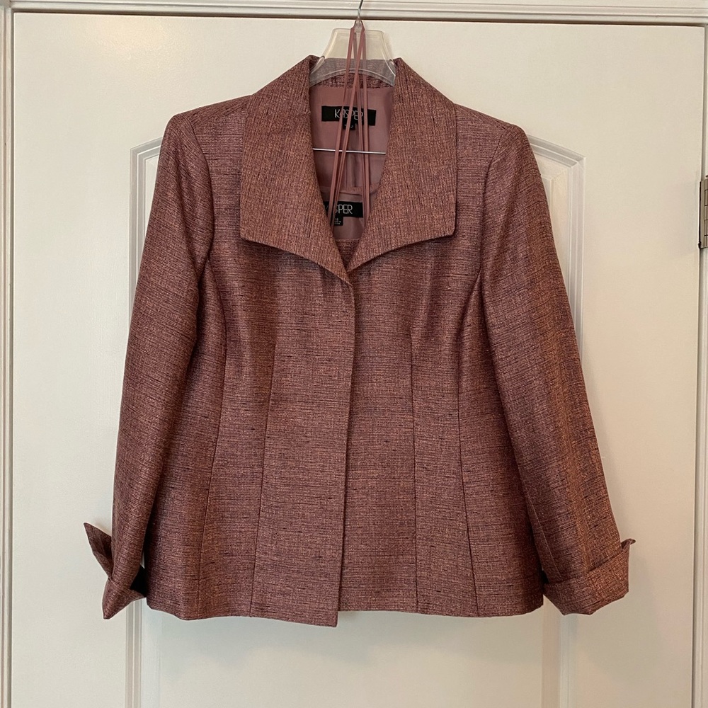 Pink Kasper Blazer and Shell Set